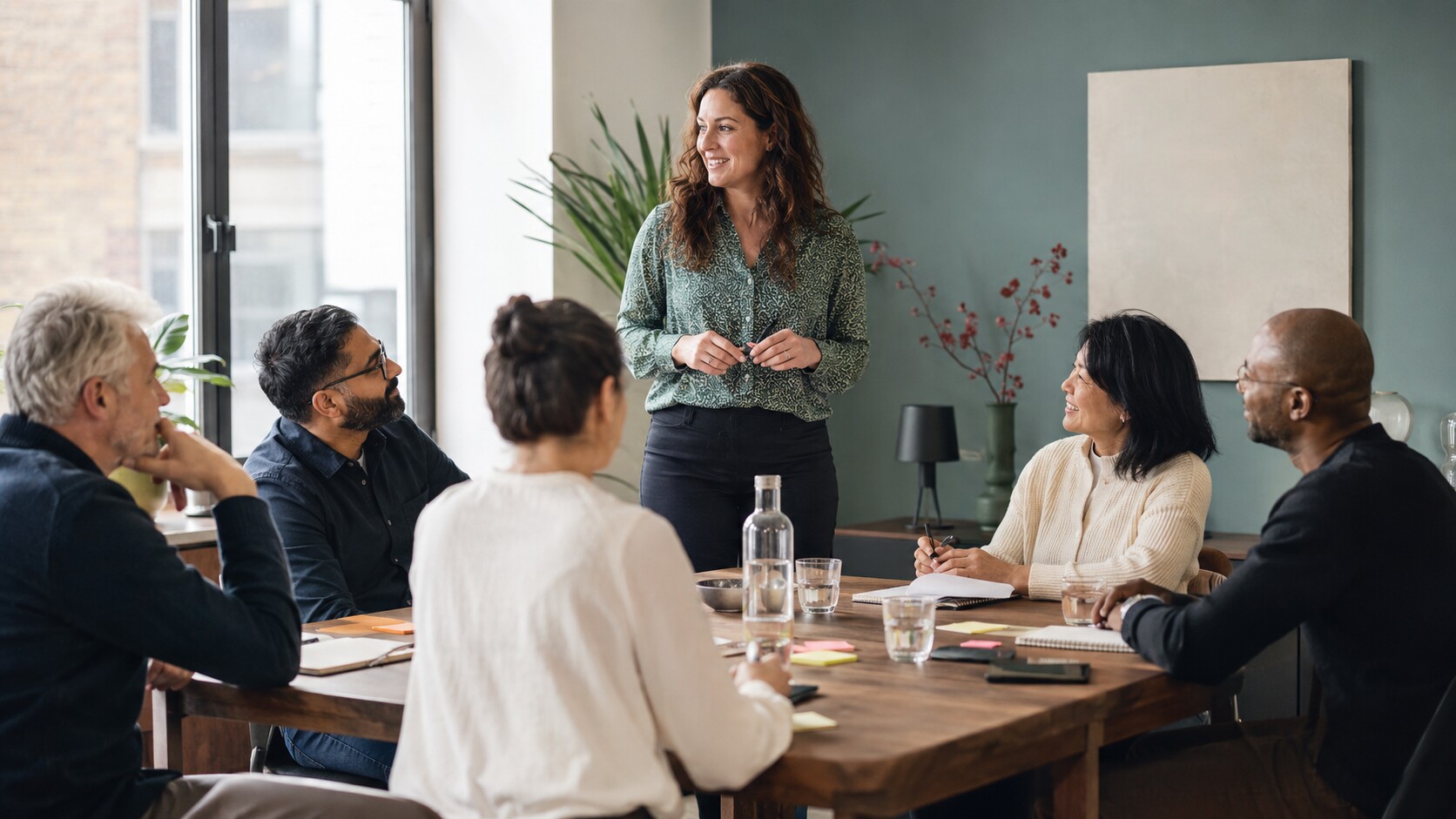 Workplace wellbeing training session