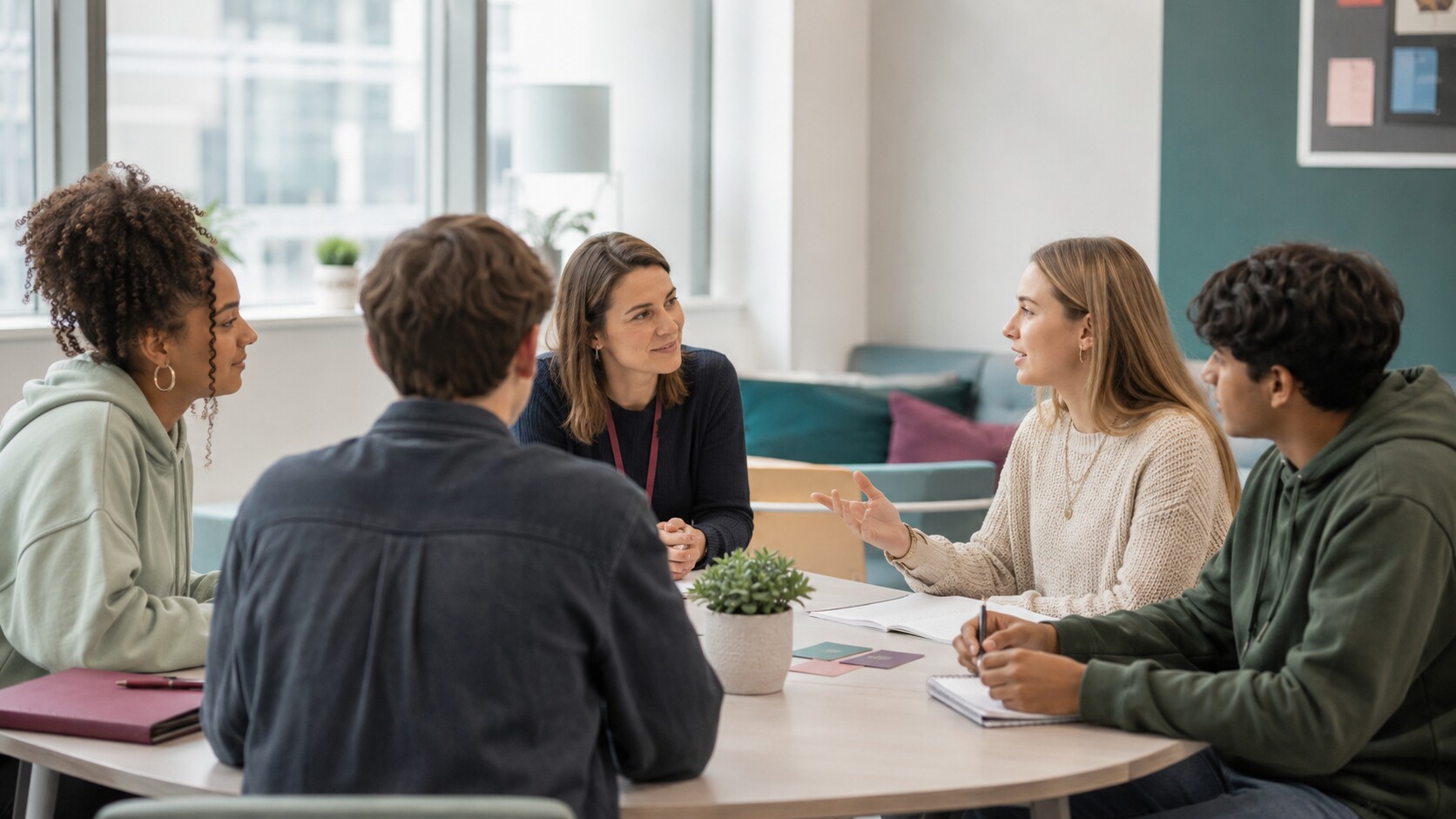 A schools and colleges wellbeing session