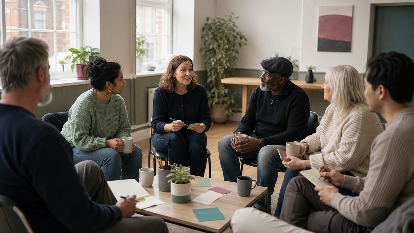 Community group supporting one another